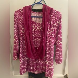 Sonoma women’s blouse with scarf size 2X
